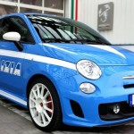 Abarth 500 con livrea della Polizia di Stato